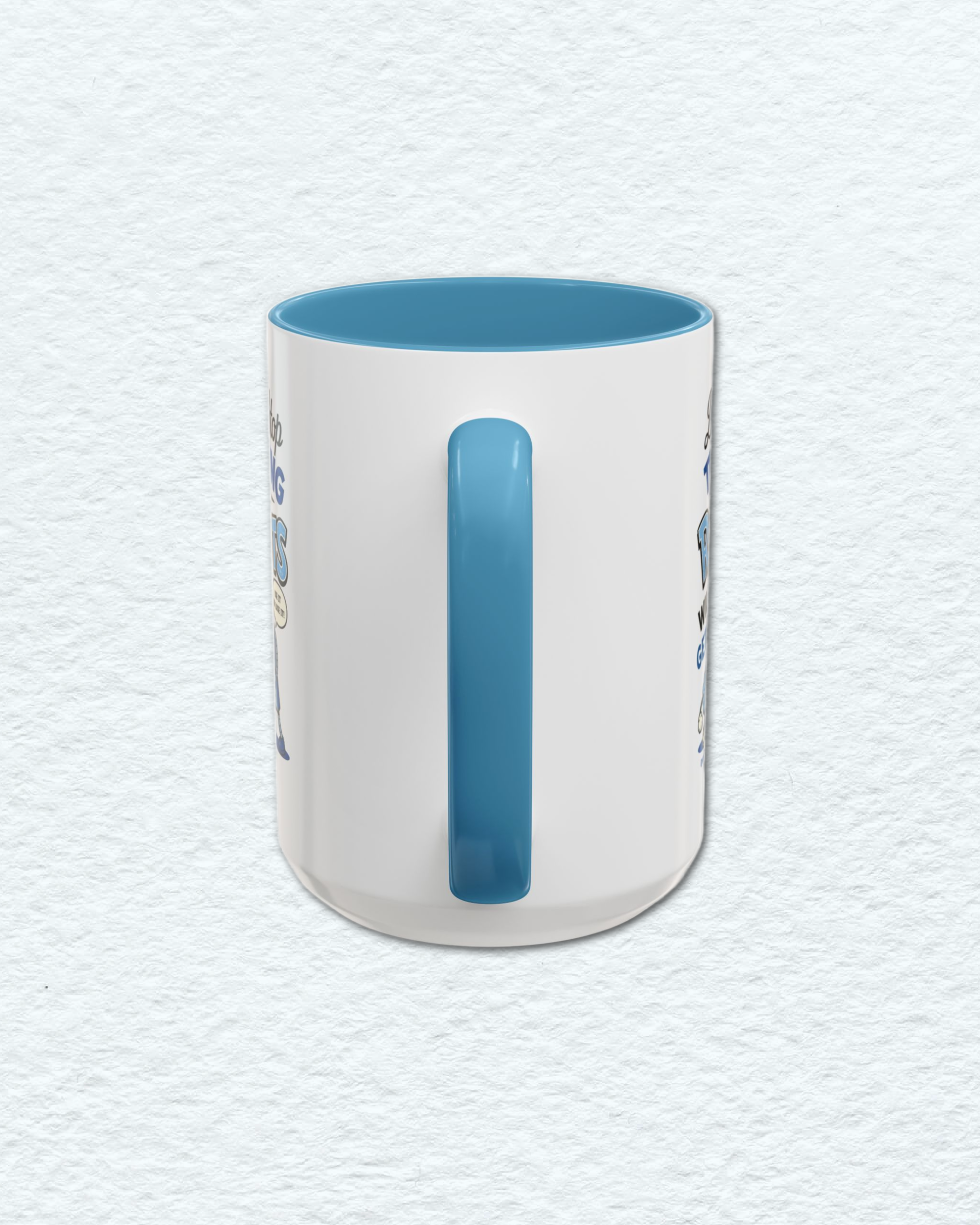 "Don't Stop Thinking" Robot Mug